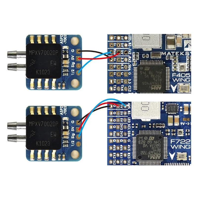 Matek система Mateksys аналоговый датчик воздушной скорости ASPD-7002 для RC FPV Гоночная рама