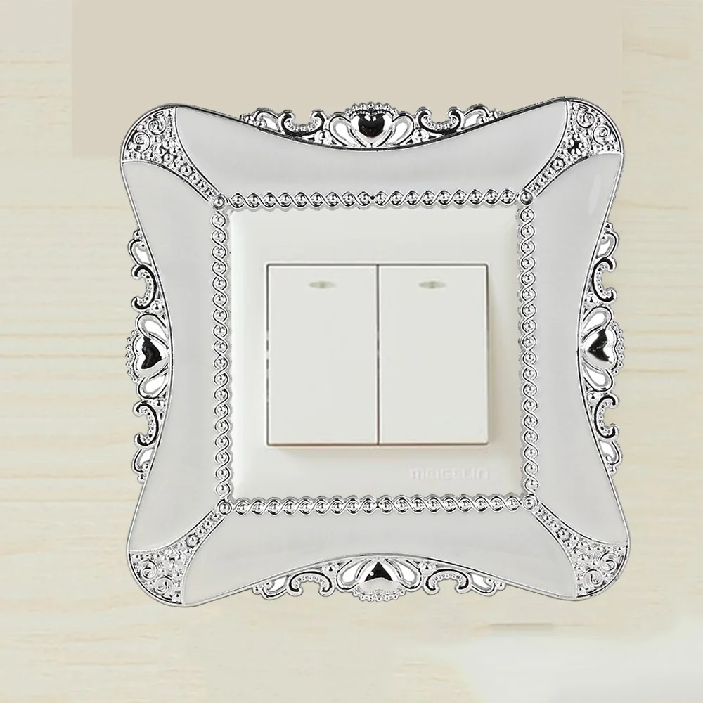 1 шт. новинка модный полимер одиночный светильник переключатель объемного