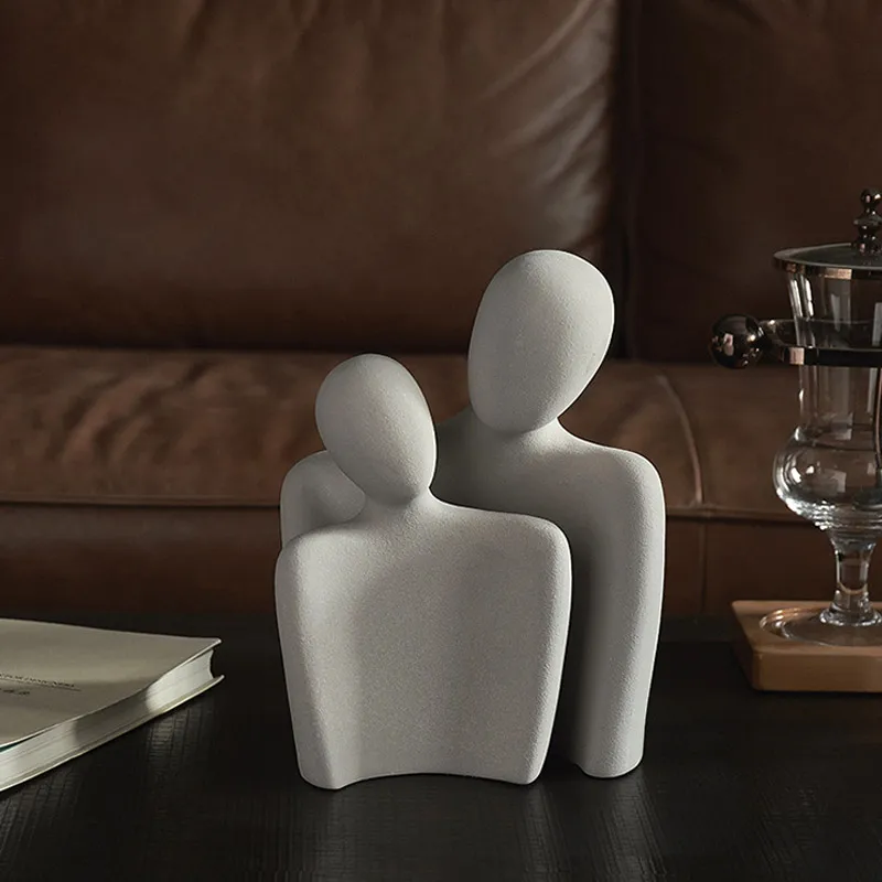 Скандинавская Минималистичная абстрактная фигурка керамические украшения для