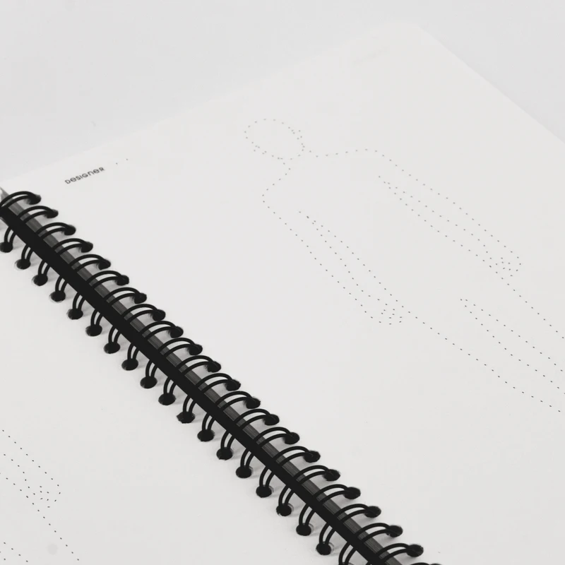 A5 Мужская мода блокнот для набросков мужской тела ручная роспись эскиз стиль