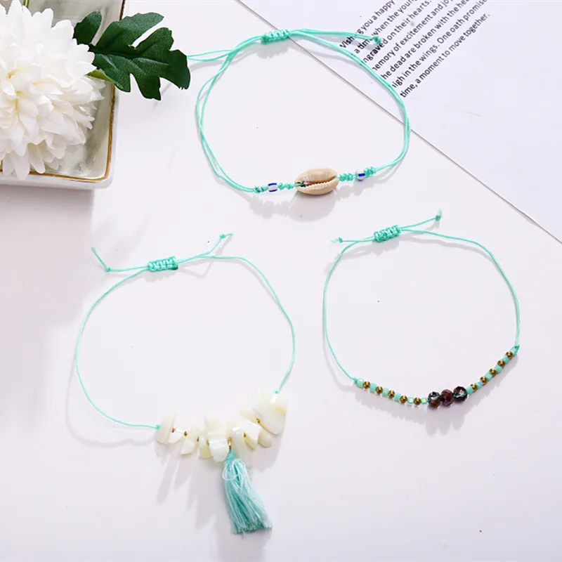 

Vintage Shell Tassel Bracelets for Women Bangles Fashion Jewelry