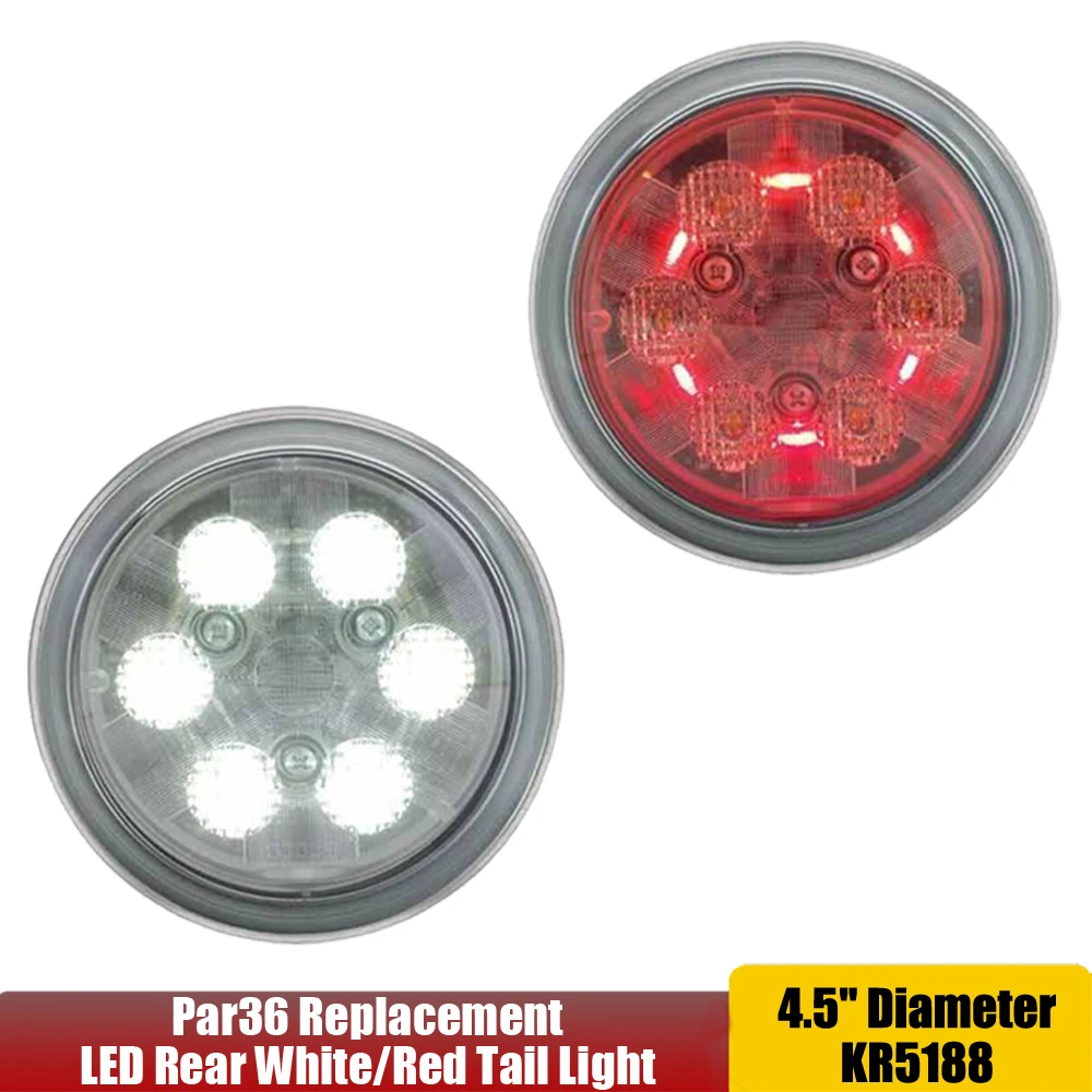 Лампа Par36 светодиодная 12V 24V задний белый/красный фонарь LED для тракторов John Deere: 920 930 1020 1040 1120+ AR21739 x1шт. on.