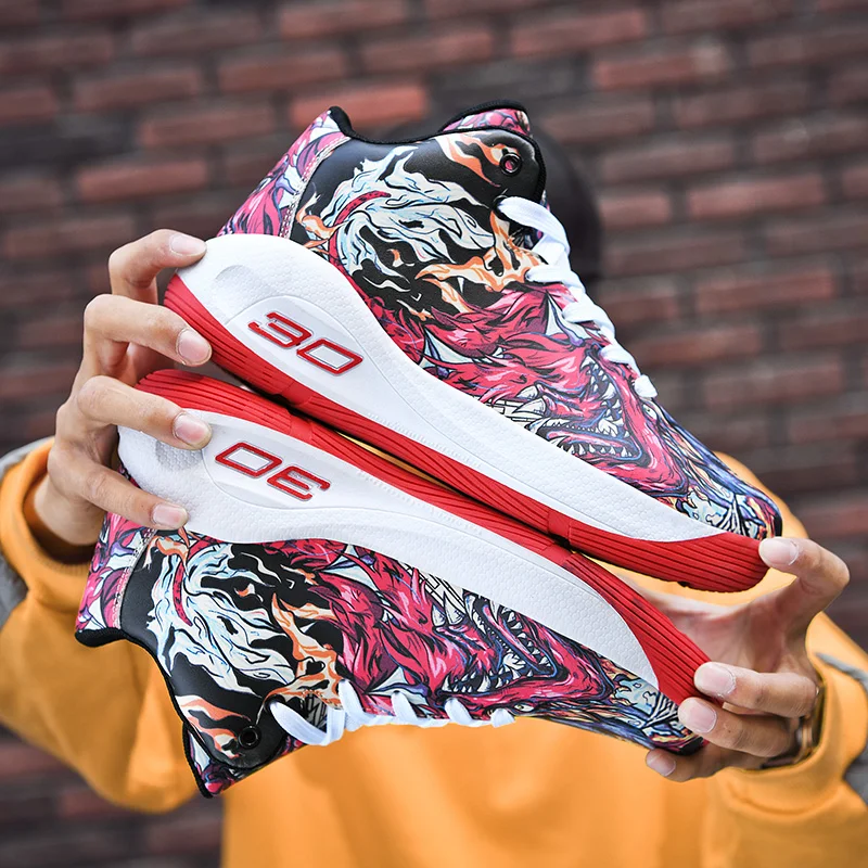 Женская и Мужская Баскетбольная обувь дышащие уличные баскетбольные кроссовки