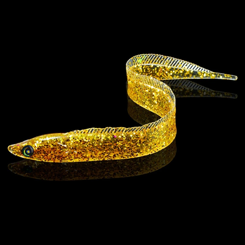 

2021 Soft Fishing Gear 5 Accessories Artificial Bait Silicone Fake Bait 28cm Hook Simulation Bait 5pcs/set 5 Color