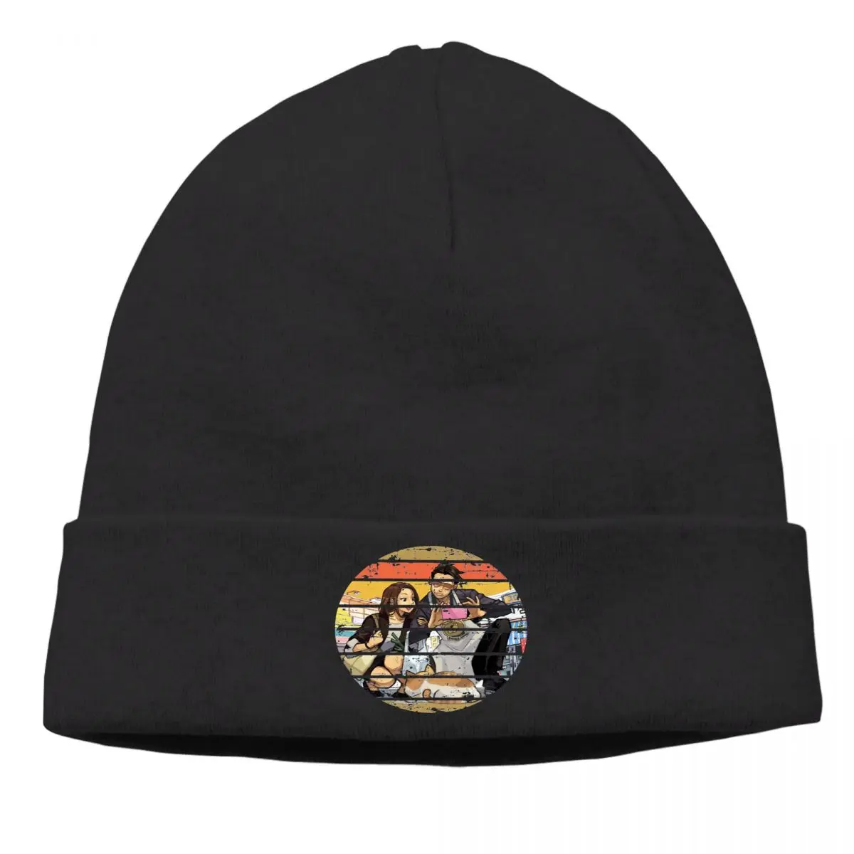 

Bonnet The Way of The Househusband Bob Funny Comics Cycling Knit Hat Retro Winter Warm Design Skullies Beanies Caps