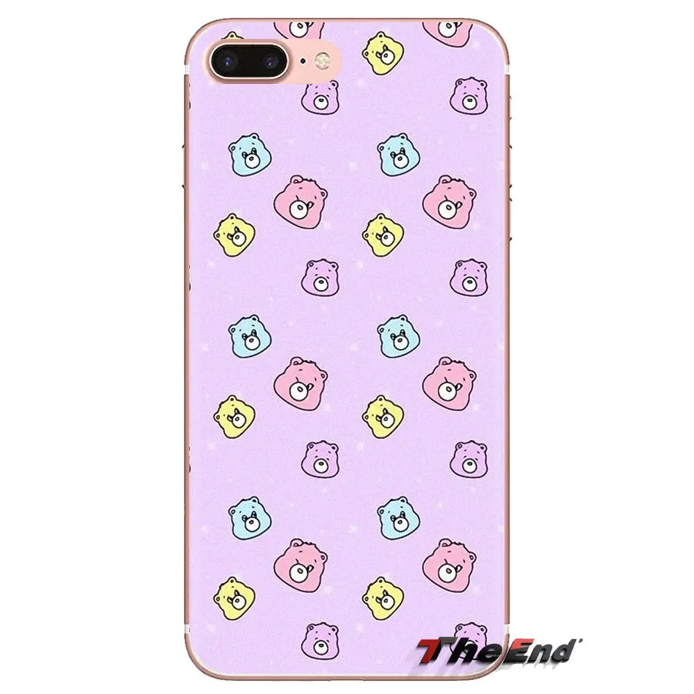 For Samsung Galaxy S2 S3 S4 S5 MINI S6 S7 edge S8 S9 Plus Note 2 3 4 5 8 Coque Fundas cute Care Bears Silicone Phone Cases Cover |
