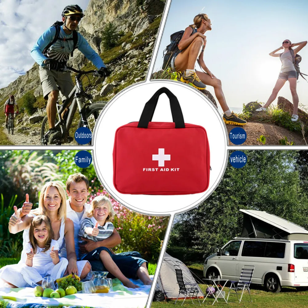 

Travel camping survival medical kits Promotion First Aid Kit Big Car First Aid kit Large outdoor Emergency kit bag