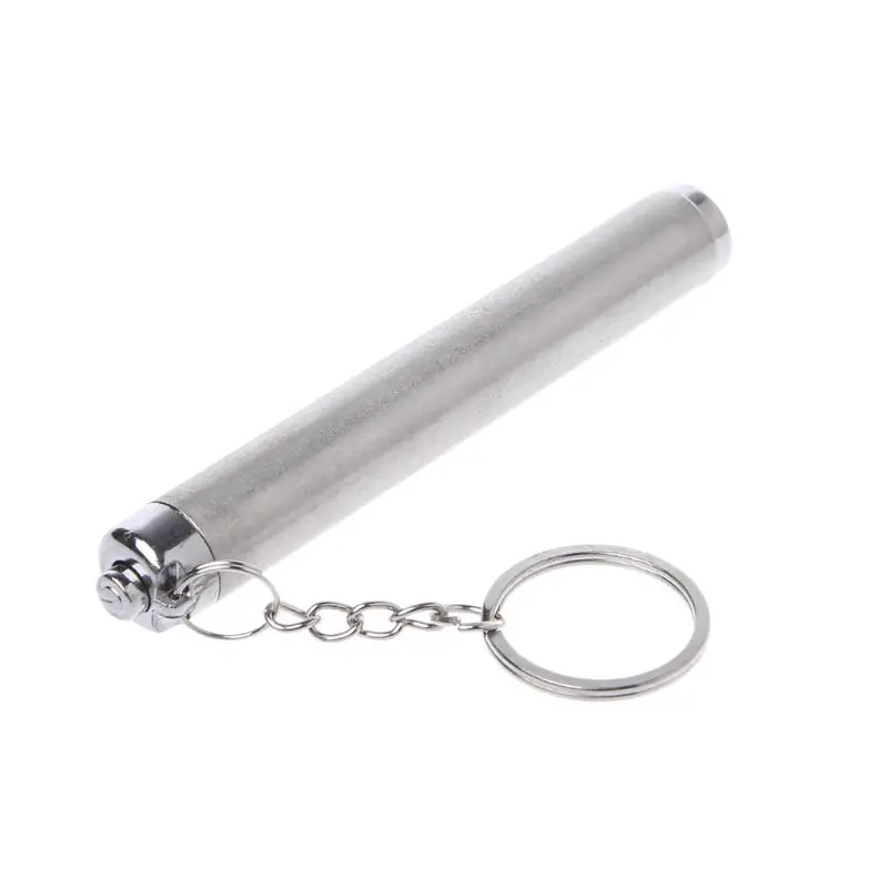 100 люменов AAA батарея питание из нержавеющей стали мини ручка светильник