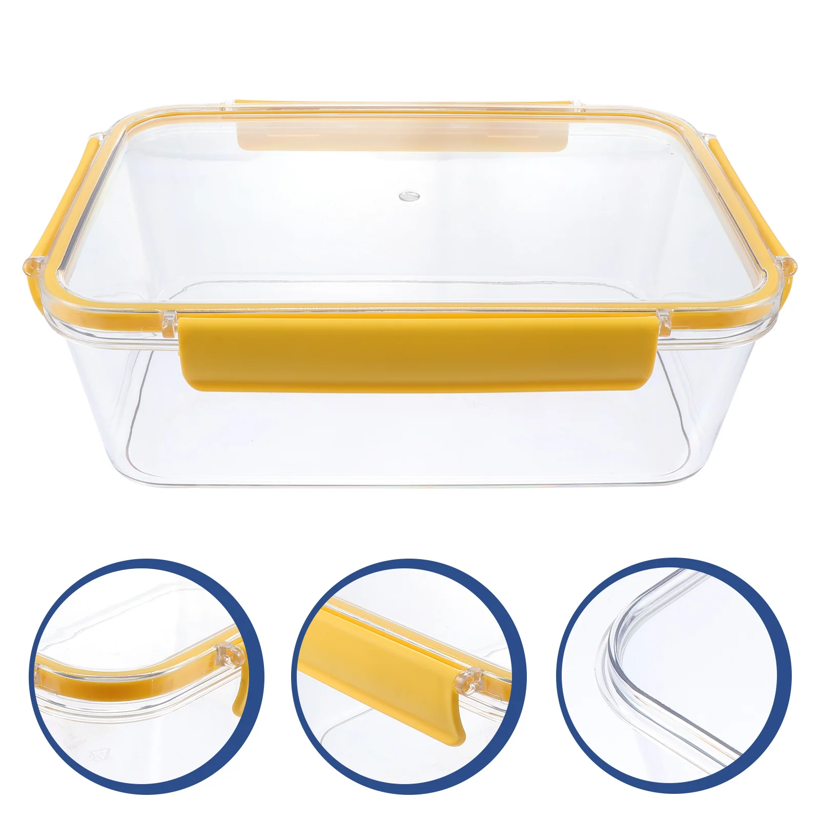 

1 шт. бытовая пищевая банка, безопасная банка для хранения, контейнер для хранения пищи для кухни