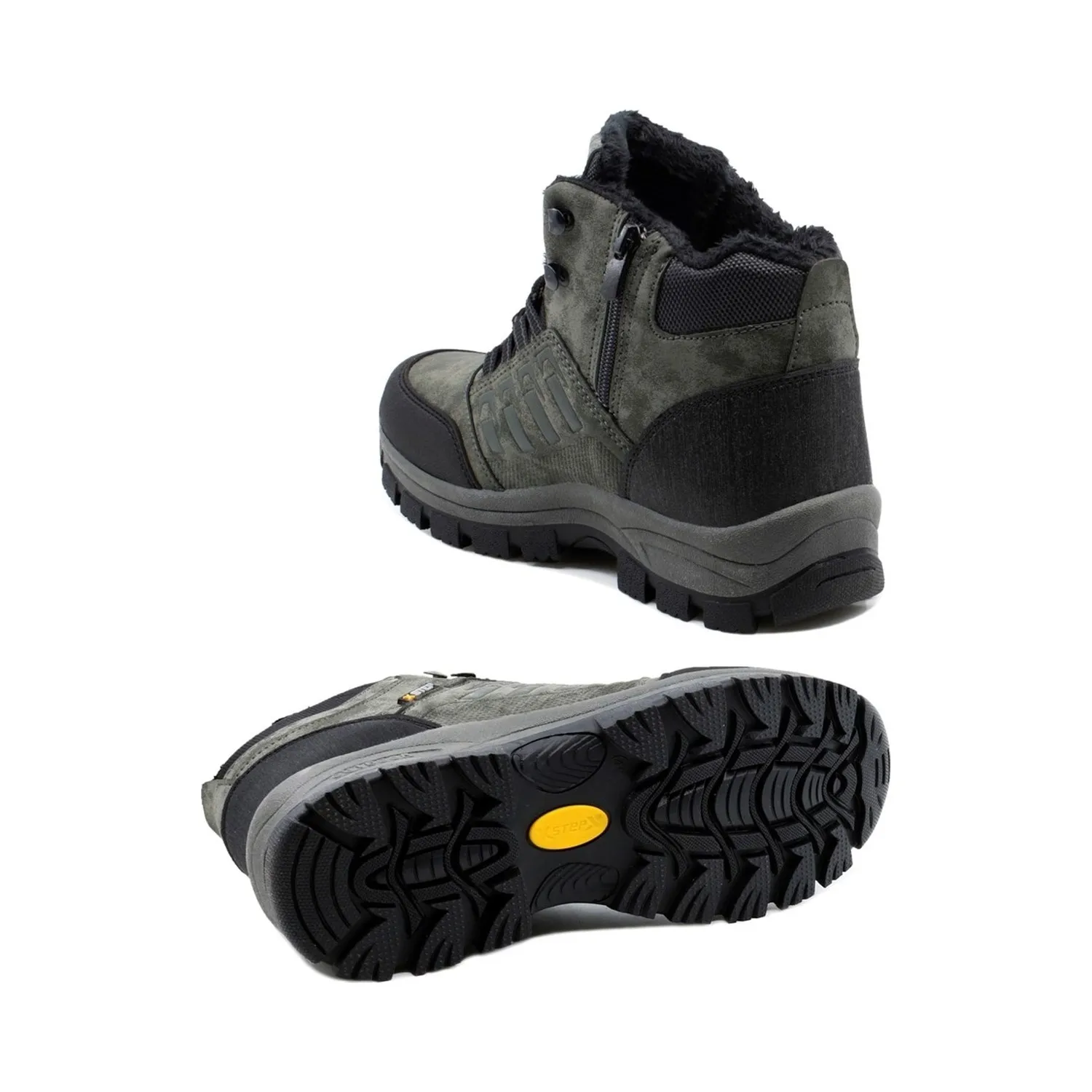 

Pabucchi X-Step X6 Khaki Zipper Furry Trekking Boots