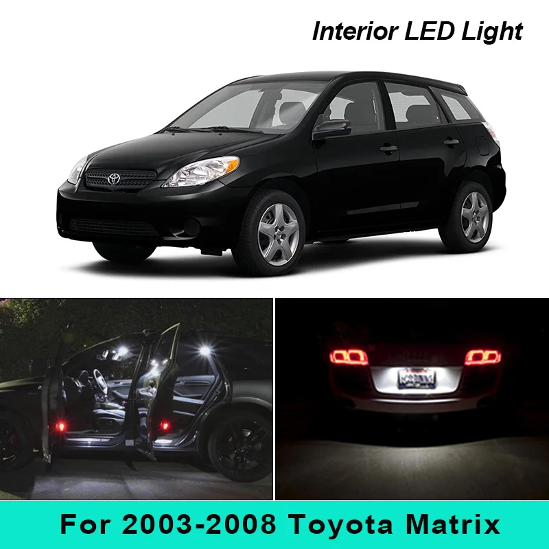 8 шт. Canbus Белый внутренний светодиодный светильник посылка комплект для 2003 2008