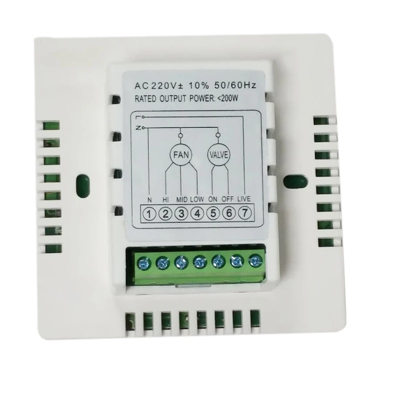WiFi термостат центральный кондиционер вентилятор катушки MCU комнатный контроль