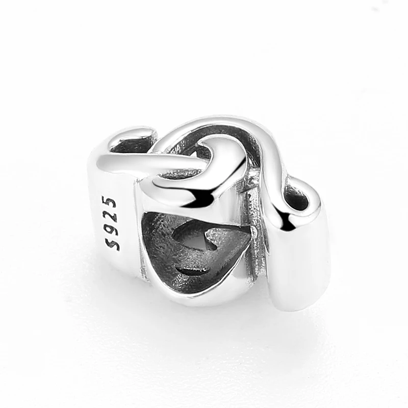 Новый модный браслет из стерлингового серебра 925 пробы сделай сам изящные бусы