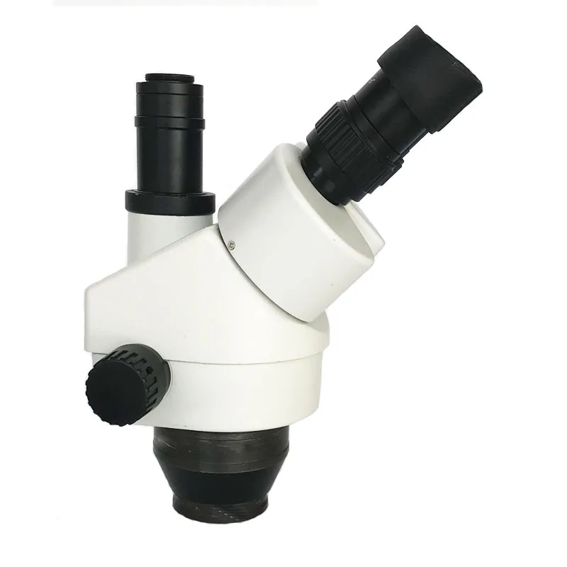 

Russia Free Shipping 3.5X-90X Trinocular Stereo Zoom Microscope 0.5X 2.0X Auxiliary Objective Lens Industrial Big Soldering Pad