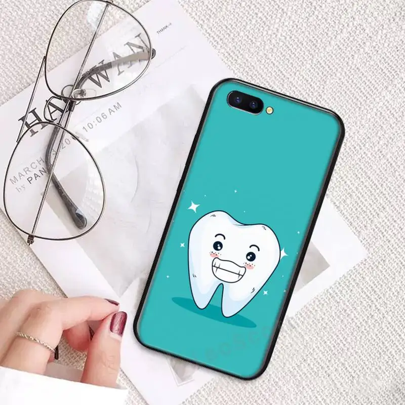 

tooth cute Phone Case For OPPO R9 R11 R15 R17 RENO Realme S PLUS Normal 2z 3 5 C2 pro