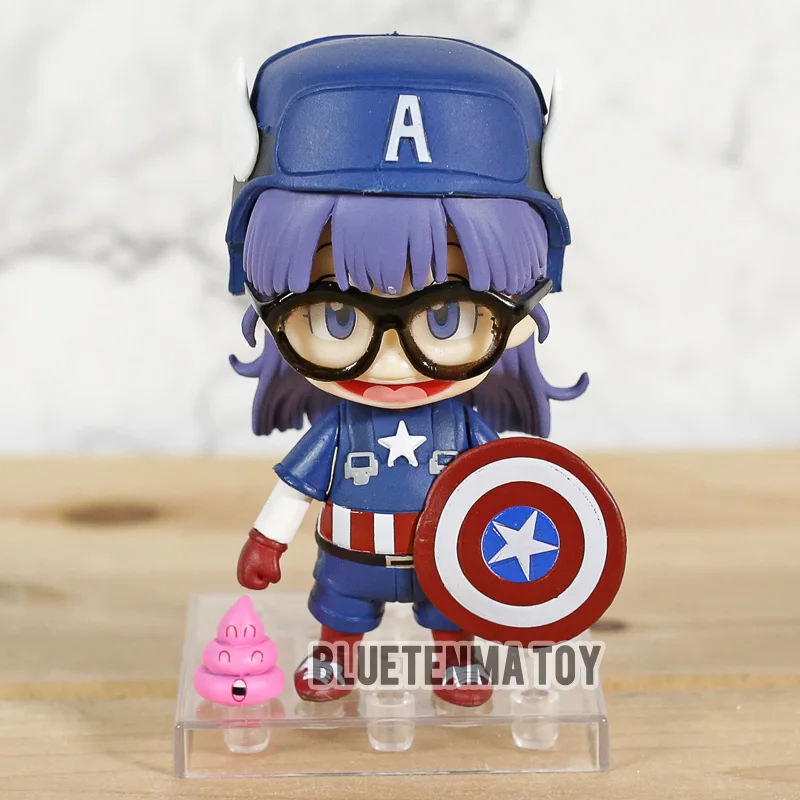 Новинка аниме Arale Norimaki Nd мини Экшн-фигурка из ПВХ косплей Капитан Америка игрушка