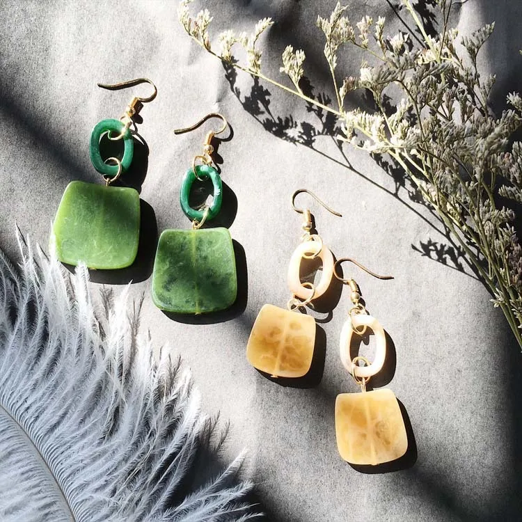 Корейский панк ретро классический элегантный квадратный Овальный длинный