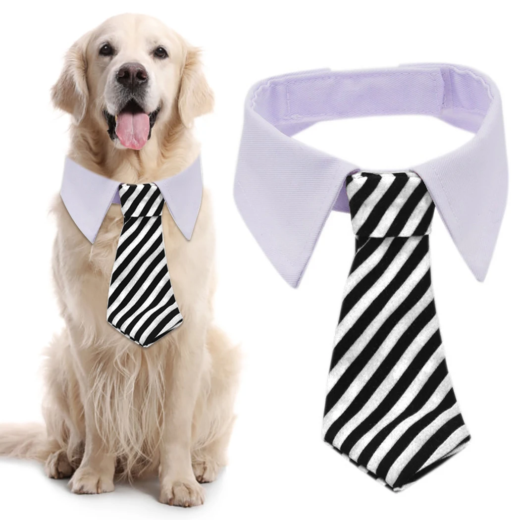 1 шт. галстук для животных декоративный милый в полоску кошки собачий товары