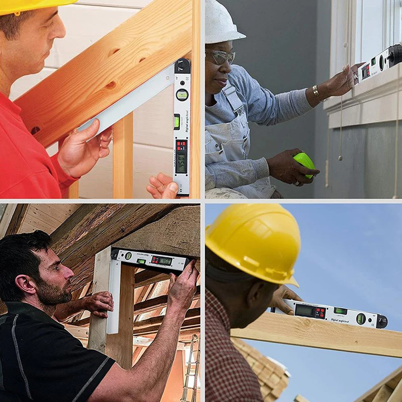 Цифровой электронный транспортир 16 дюймов угломер измеритель уровня