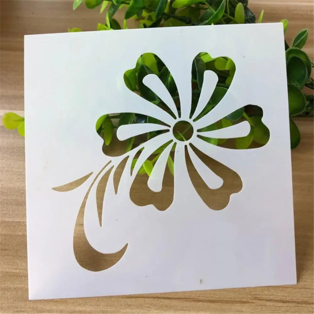 

Пластиковый трафарет для рисования цветов