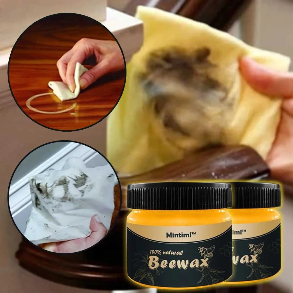 

Новый натуральный органический воск, приправа для дерева, Beewax, полный раствор, уход за мебелью, домашняя очистка, полировка