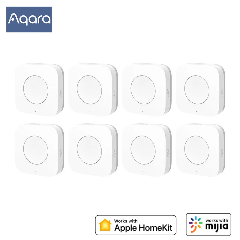 Беспроводной мини-переключатель Aqara Zigbee сенсор кнопка управления одним ключом