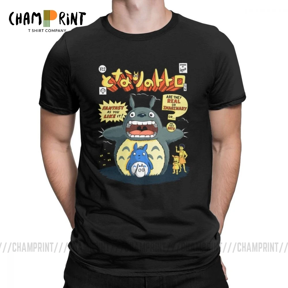 Мужская футболка My Incredible Neighbor Totoro хлопковая одежда повседневная с коротким
