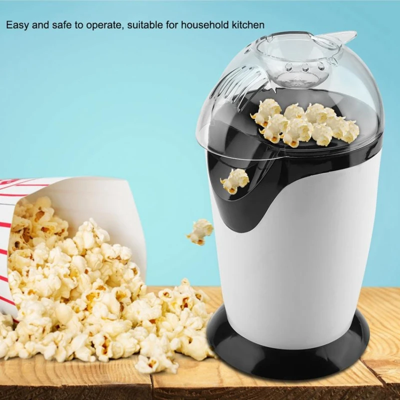 Electric Corn Popcorn Maker Diy Household Automatic Mini Hot Air Making Kitchen Machine Popper Eu Plug | Бытовая техника