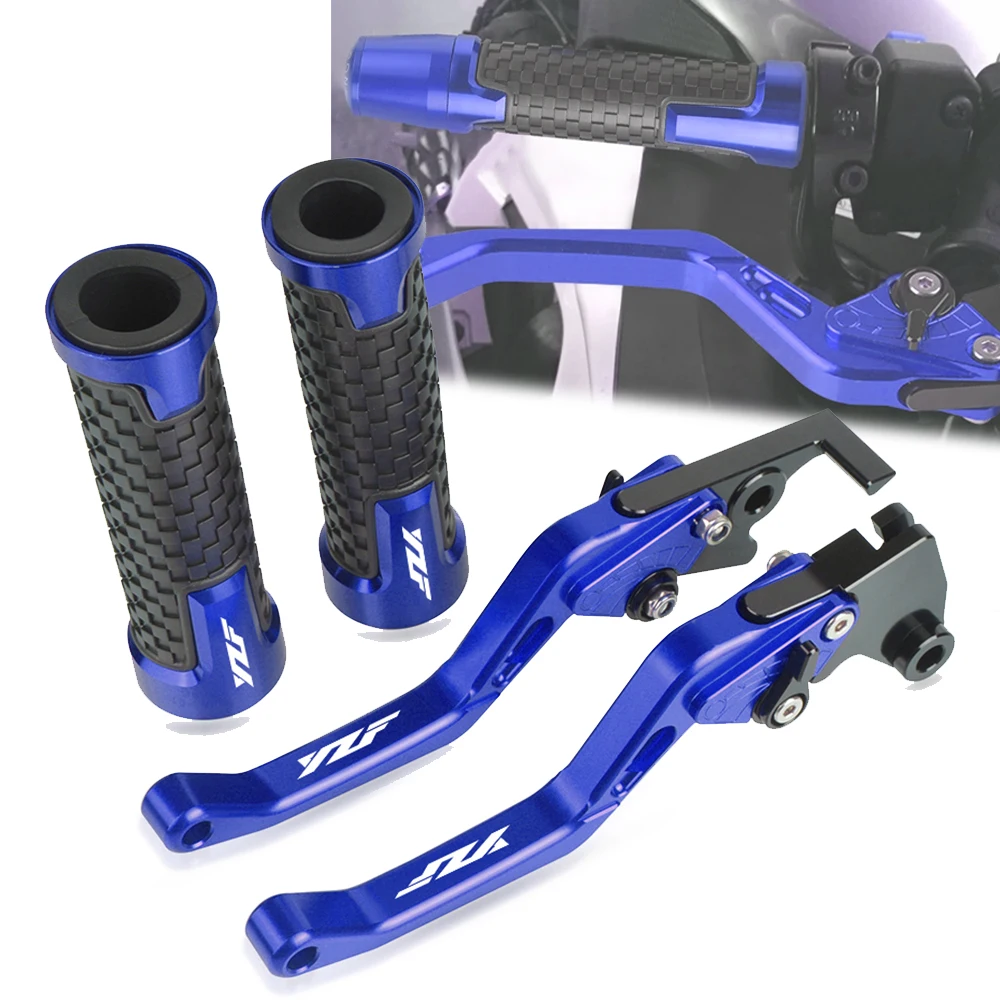 

Handle Bar YZF R1 7/8'' 22MM LOGO FOR YAMAHA YZFR1 1998 Motorcycle Accessories CNC Aluminum Brake Clutch Levers Handlebar Grips