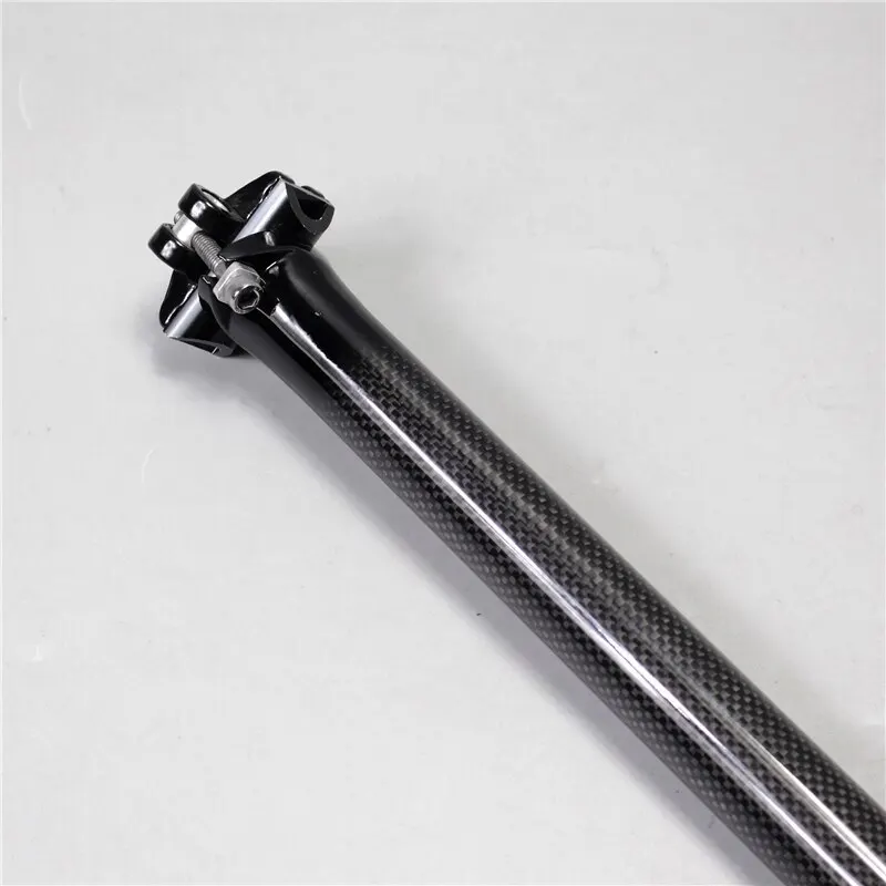 new carbon fiber bike seatpost 30.4*350/400mm bicycle seat tube 3K glossy road/mtb cycling Carbon Seat | Спорт и развлечения