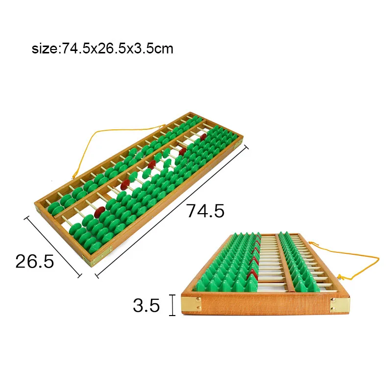 Деревянный большого размера NON SLIP abacus для учительского инструмента по математике