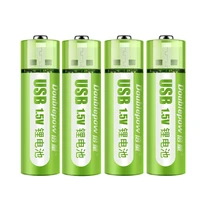 new 1 5v 1800mwh aa rechargeable battery usb charging 1200mah li ion bateria for camera flashlight toy car 0 recycle batteries
