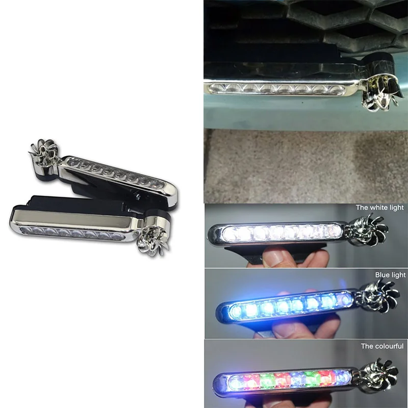 1 шт. 2 8 светодиодный автомобильный светильник Дневной головной лампы