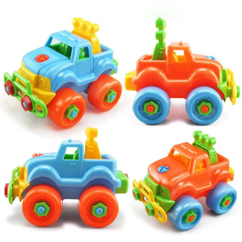 

2020 New Assembly Nut Toy Car Classic Toy with Assemble Screw Driver Early Puzzle Educational Baby Toys for Boy Kids