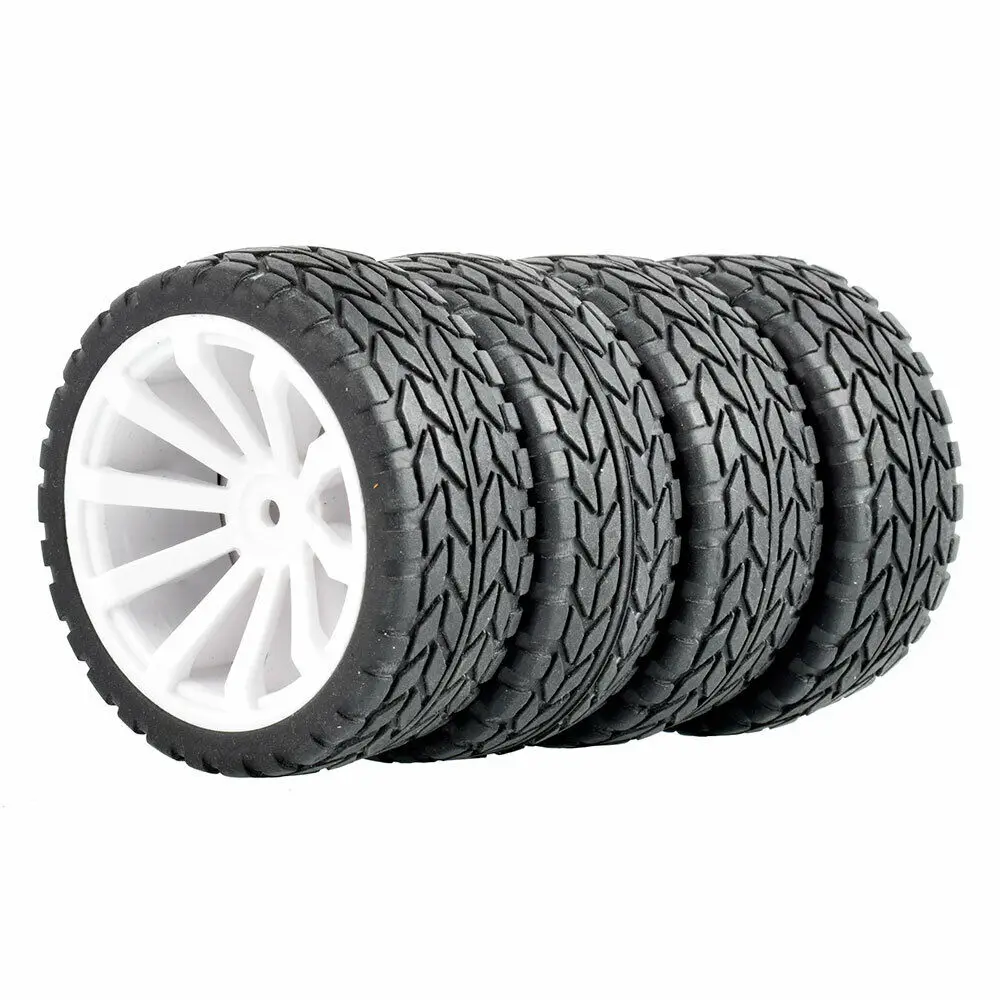 RC 601 6017 плоские гоночные шины колеса смещение: 6 мм 4 шт для HSP HPI 1:10 на дороге