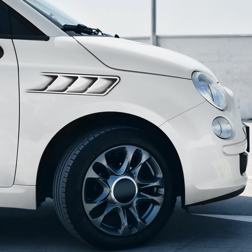 Автомобиль 3D Поддельные вентиляционные отверстия декоративные боковые наклейки