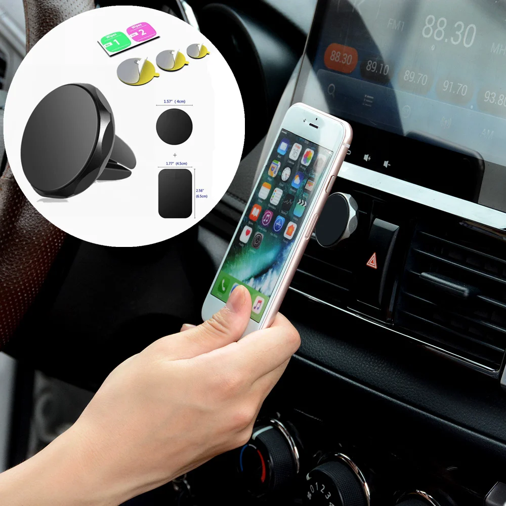 Магнитный держатель для телефона и планшета угловая форма крепление с четырьмя