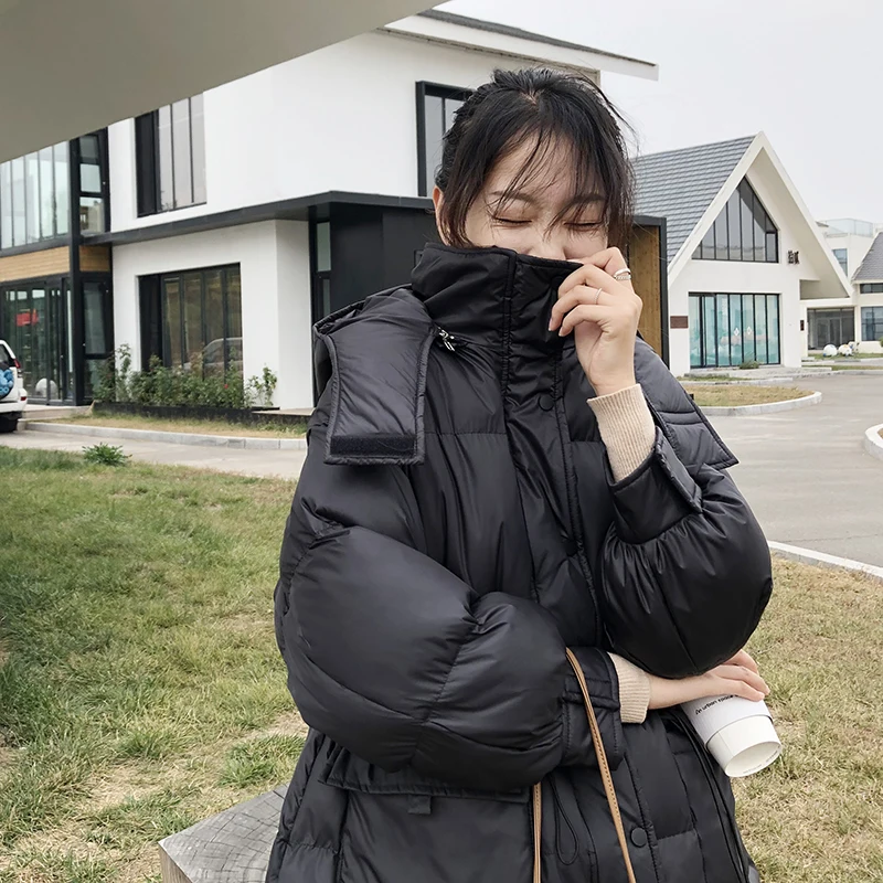 

JCHB 2021 High Quality Autumn Winter Jacket Women Korean Style Coats and Jackets Warm Hooded Female Parkas Mujeres Abrigos Pph2