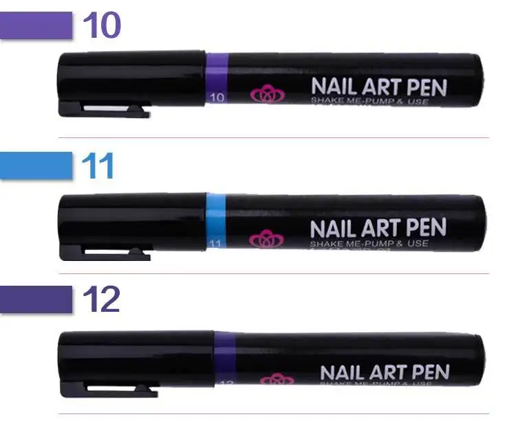 16 цветов 3D лак для ногтей точечная ручка рисования кисть ногтевого дизайна