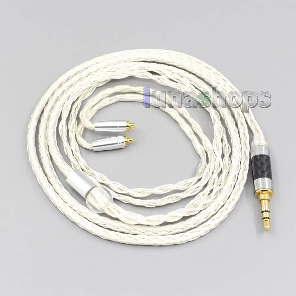 

LN007228 16 Core OCC Silver Plated Earphone Cable For Shure se535 se846 Se425 Se315 Se215 MMCX