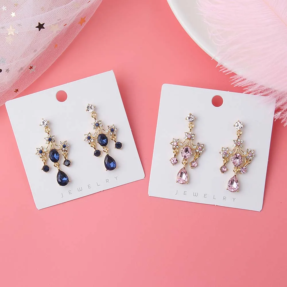 Женские серьги с кристаллами | Украшения и аксессуары