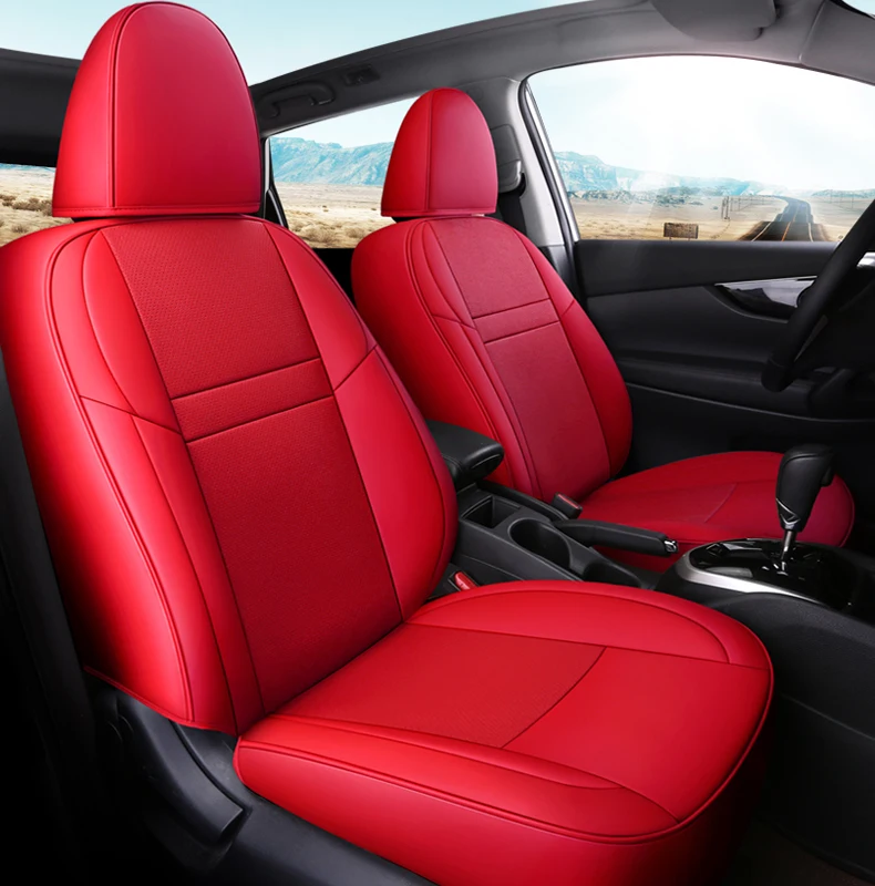 Чехлы на сиденья под заказ кожаные накидки для передних и задних сидений 5 мест