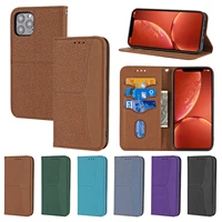 luxury leather woven flip phone case for iphone 13 mini 12 11 pro max xs x xr 6 7 8 plus se 2020 coque wallet shockproof cover