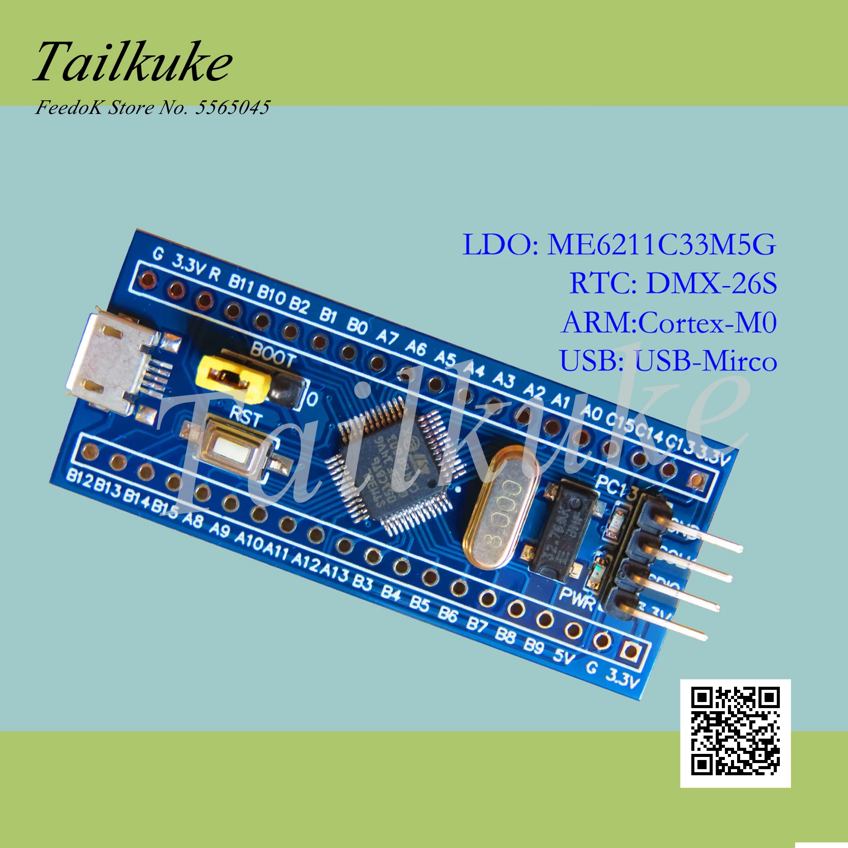 Новая основная плата Stm32l051c8t6 минимальная системная Stm32l051 L051 макетная по акции с