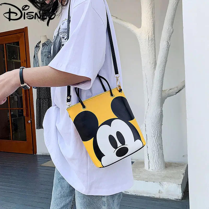 

Disney Mickey Cute Small Bag Female New Spring and Summer Cartoon One-shoulder Messenger Bag Wild Western Style