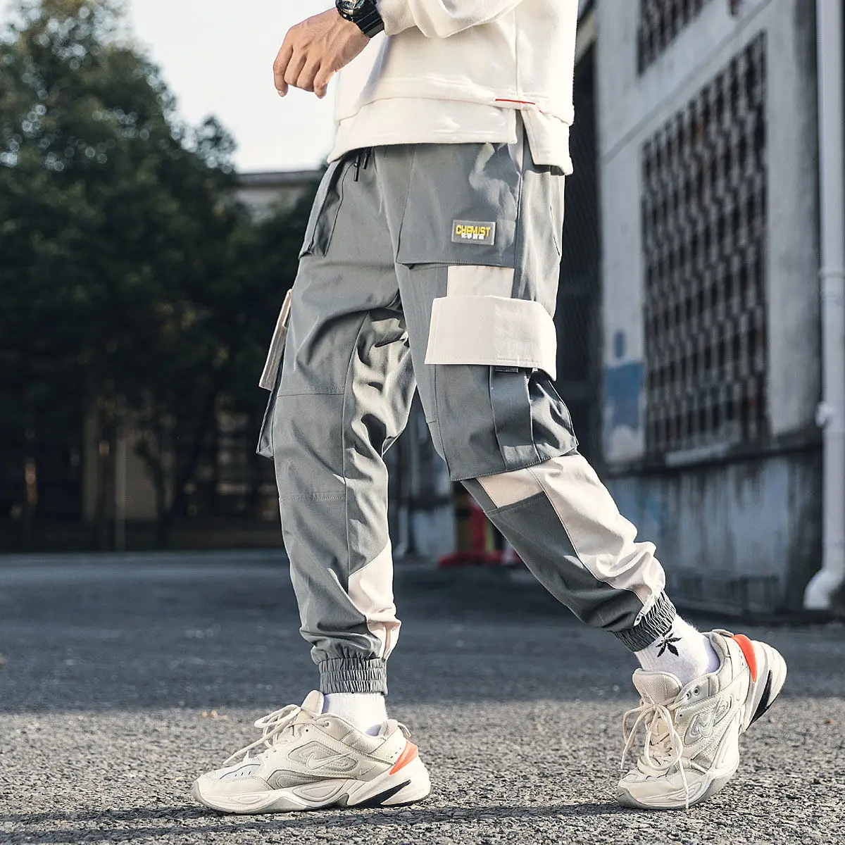 

Spring Fashion Street Style Hot Sale Casual Men Sweatpants Harem Pants Hip Hop Cuffed Joggers Cargo Pants Trousers For Male