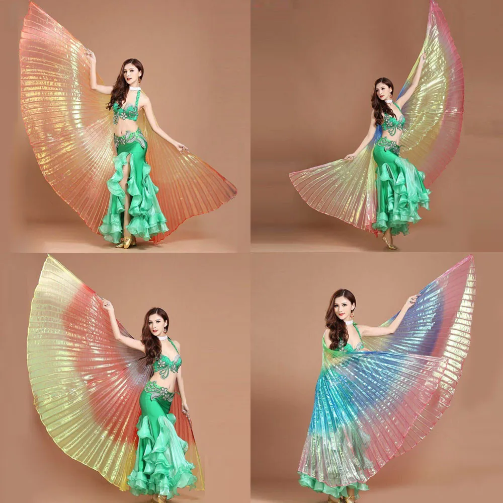 Египетский костюм для танца живота с крыльями аксессуары женщин и девочек