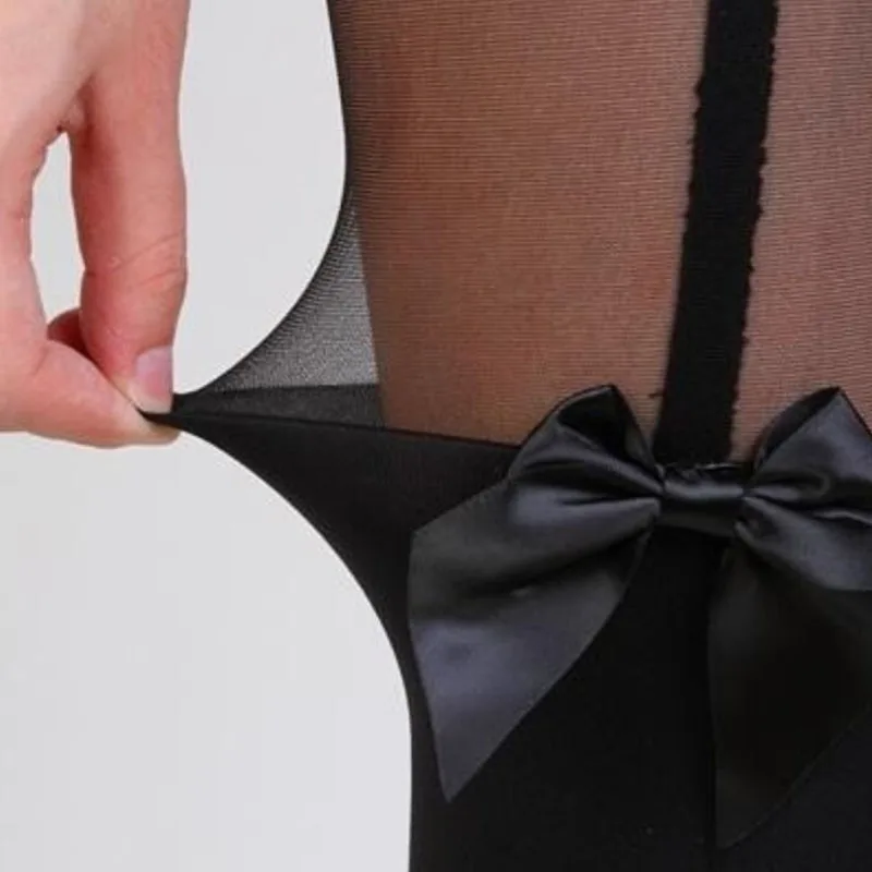 Хит продаж модные весенне-летние сексуальные черные кружевные шелковые чулки