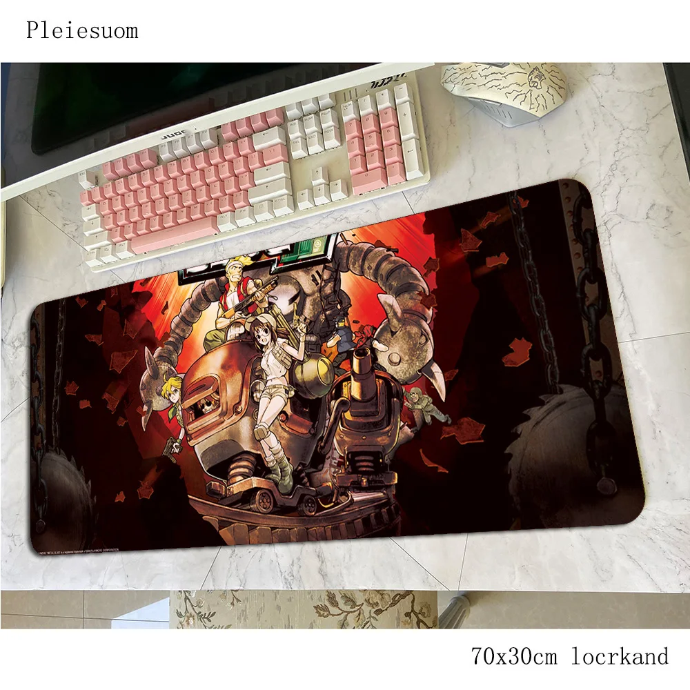 Металлический игровой коврик для мыши 700x300x 4 мм милый Настольный ноутбука