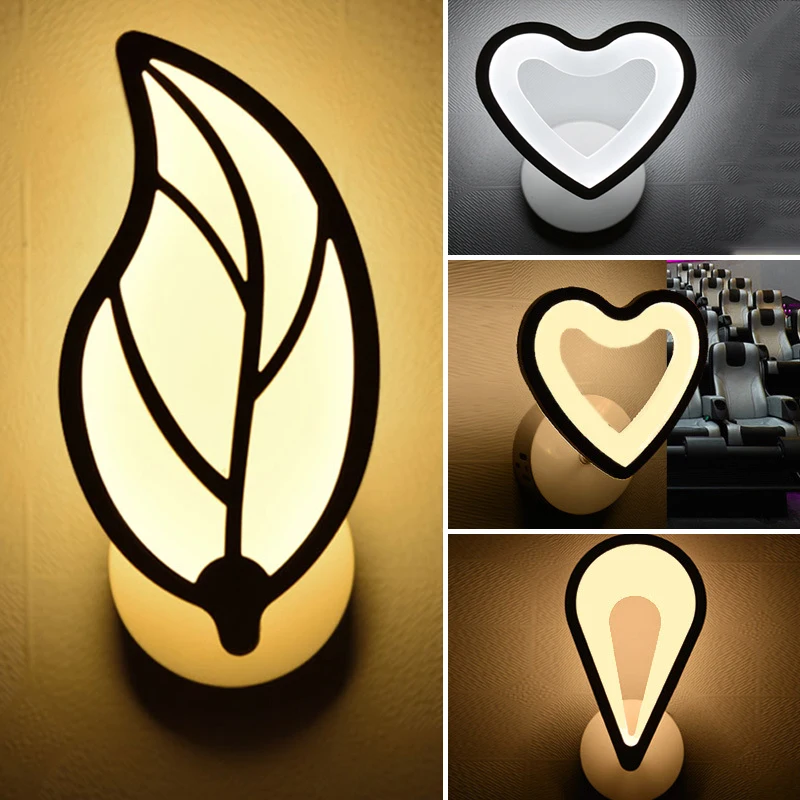 Светодиодный настенный светильник для дома спальни аппликация светодиодный